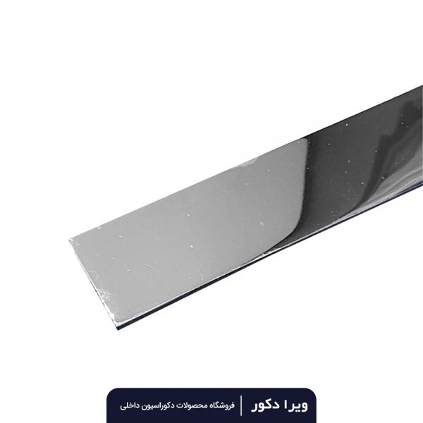 نوار استیل نقره ای براق