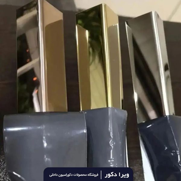 نبشی استیل دودی براق - Image 4