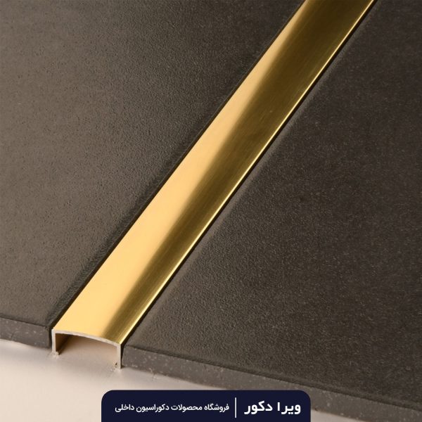 ناودانی استیل طلایی براق - Image 5