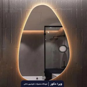 آینه بک لایت دفرمه مدل 3056