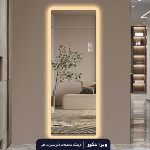آینه بک لایت قدی مستطیل مدل 3041 - Image 2