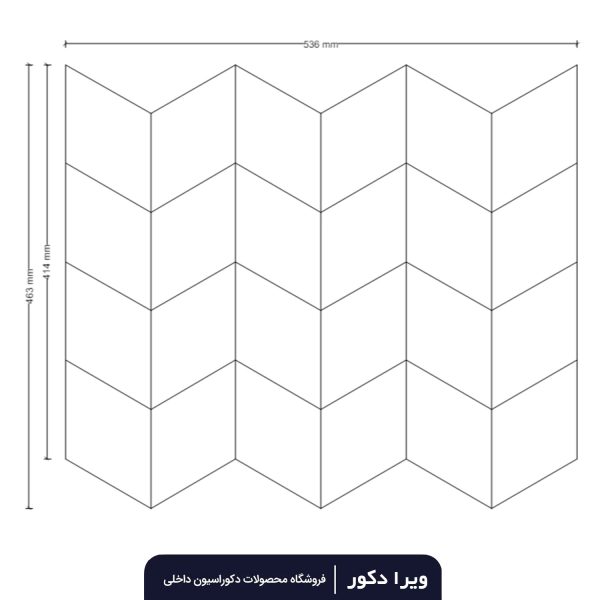 دیوارپوش لاکچری تایلی ترموود مدل CARLA - Image 2