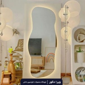 آینه بک لایت قدی دفرمه مدل 3061