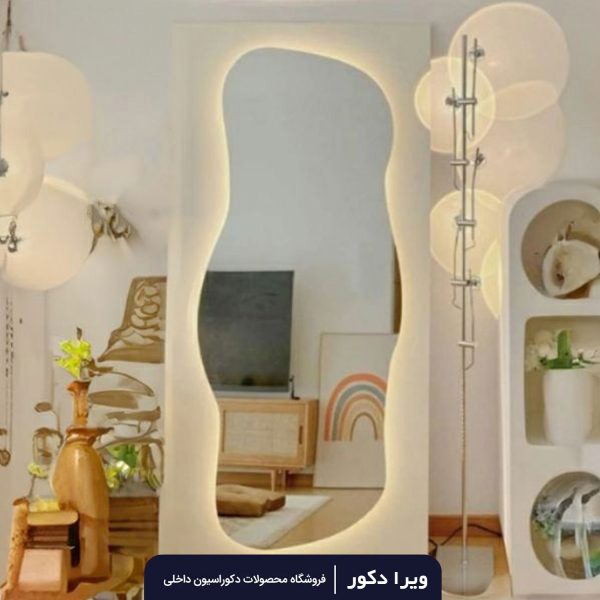 آینه بک لایت قدی دفرمه مدل 3061