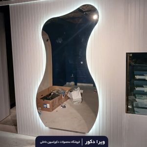آینه بک لایت قدی دفرمه مدل 3062