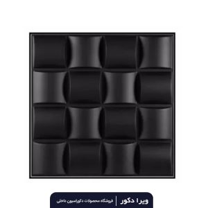دیوار پوش پلیمری طرح مربع مشبک