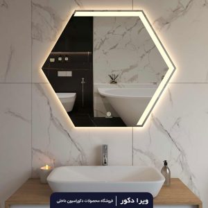 آینه بک لایت بیضی مدل 2039