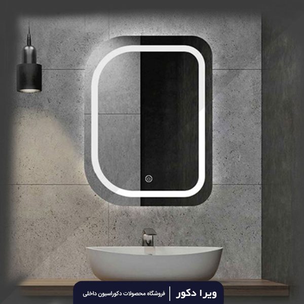 آینه بک لایت مستطیل مدل 2021