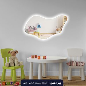 آینه بک لایت دفرمه مدل 3042