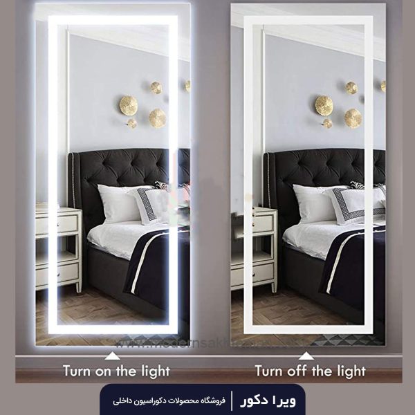 آینه بک لایت قدی ستطیل مدل 3040 - Image 7