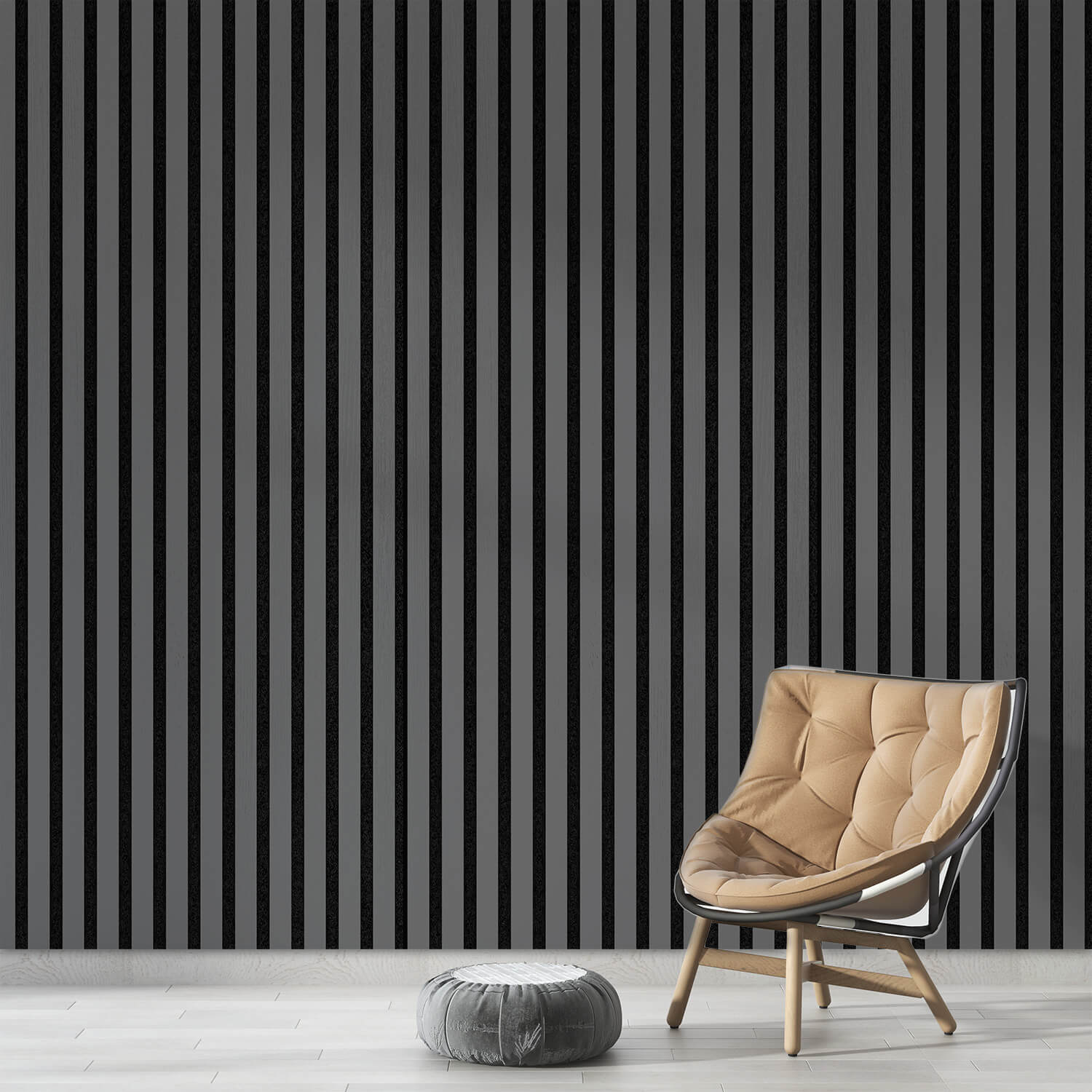 پنل چوبی دوبل Z.Wall با روکش چوب اَش 00301004
