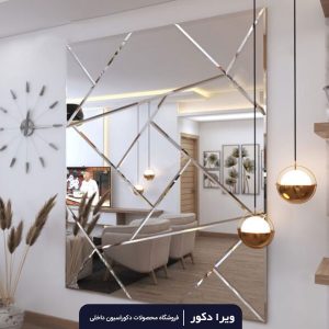 آیینه پازلی دکوراتیو مدل کریستال