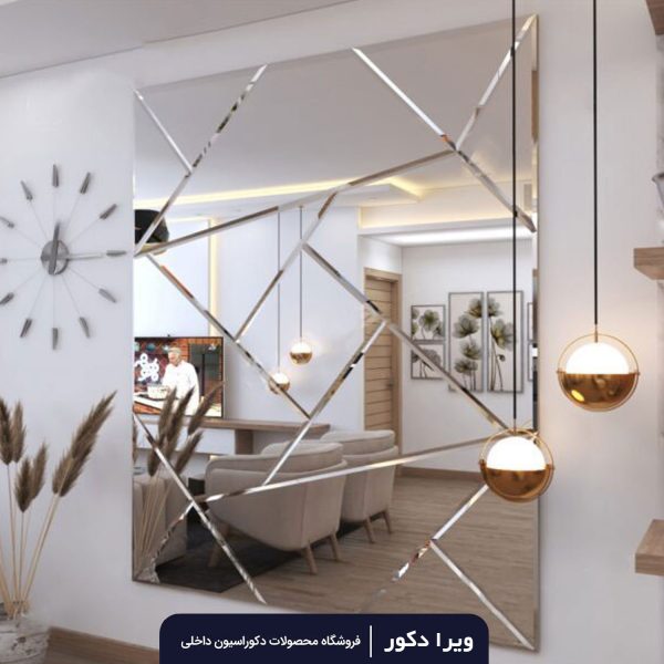 آیینه پازلی دکوراتیو مدل کریستال