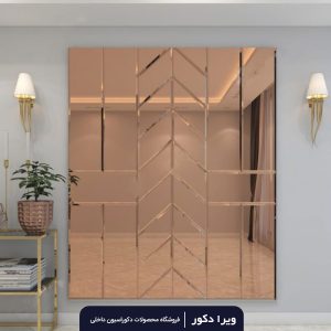 آیینه پازلی دکوراتیو مدل گیسو