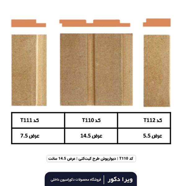 ترمووال MDF خام کیت کتی  T110