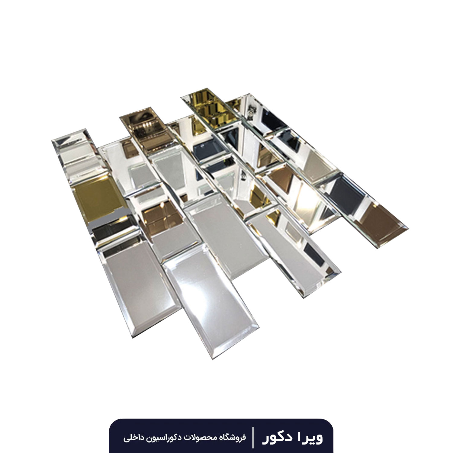 تایل آیینه 30در 30پشت چسب دار مدل T108