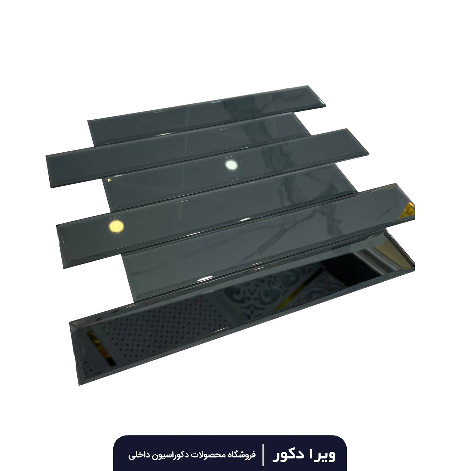 تایل آیینه 30در 30پشت چسب دار مدل T109